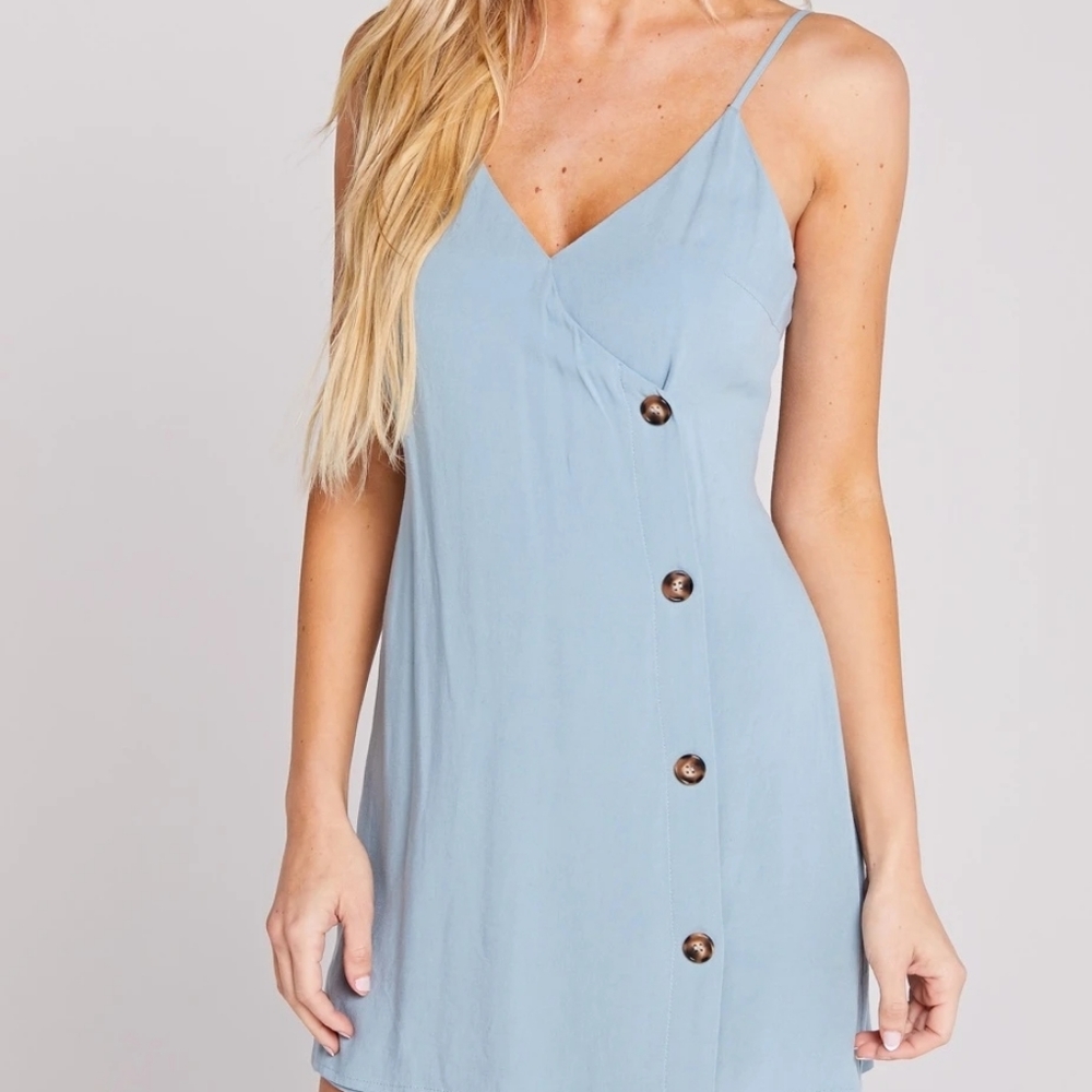 Mariah Baby Blue Mini Dress